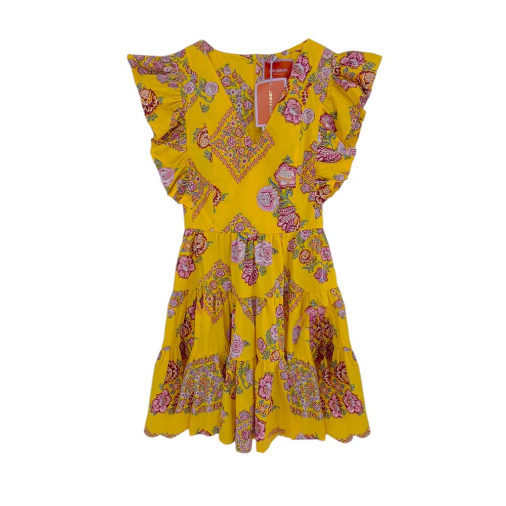 LA DOUBLEJ Honeybun Dress in Cowgirl Giallo L